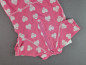 Preview: Badeanzug/Strandanzug Gr. 80/86 rosa mit weißen Herzen