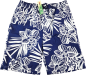 Preview: Badeshorts Gr. 146/152 Seaside Beachwear blau/weiß Blumen
