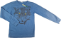 Preview: Langarmshirt Gr. 146/152 Yigga blau mit Tigerkopf