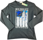Preview: Langarmshirt Gr. 134/140 Zara dunkelgrau New York City Pailletten