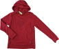 Preview: Fleecepullover Gr. 158/164 Engelberth Strauss bordeaux mit Kaputze