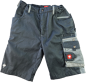 Preview: Arbeitshose kurz Gr. 146/152 Engelberth Strauss schwarz/grau
