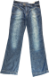 Preview: Jeans lang Gr. 158/164 ONE blau used-Look