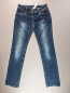 Preview: leichte Jeans Gr. 158/164 C&A blau lang Blumenabdruck