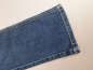 Preview: leichte Jeans Gr. 158/164 C&A blau lang Blumenabdruck