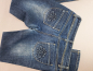 Preview: leichte Jeans Gr. 158/164 C&A blau lang Blumenabdruck