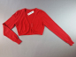 Preview: Bolerojäckchen Gr. 158/164 s.Oliver rot langarm Strick