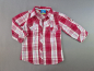 Preview: Karobluse Gr. 122 Topolino pink/weiß ¾ Arm
