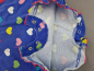 Preview: Sommerspieler Gr. 74/80 Liegelind blau mit bunten Herzen