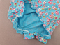 Preview: Sommerspieler Gr. 74 Liegelind hellblau mit Blumen