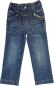 Preview: Jeanshose Gr. 122 Tik Tak dunkelblau lang mit Stickerei