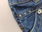 Preview: Jeanshose Gr. 122 Tik Tak dunkelblau lang mit Stickerei