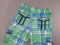 Preview: kurze Jeans Gr. 122 Topolino grün/blau Karo