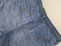Preview: Sommershort Gr. 128 Zara dunkelblau mit Taschen und Gummibund, Sommerjeans