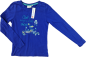 Preview: Langarmshirt Gr. 128 Tom Taylor dunkelblau/lila mit Schuhen