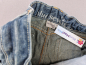 Preview: ¾ Jeans used Look Gr. 140 blue seven blau Blumenstickerei