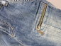Preview: Raffinierte ¾ Jeanshose Gr. 140 ex10 blau mit vielen Taschen