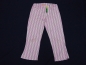 Preview: ¾ Hose Gr. 152/158 K&L Ruppert Stretch gestreift pink/gelb