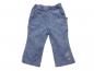 Preview: Cordhose Gr. 80 hellblau mit Schneeflocken