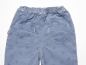 Preview: Cordhose Gr. 80 hellblau mit Schneeflocken