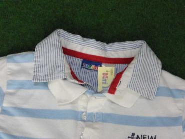 Poloshirt Gr. 110 2-Lagen-Look gestreift