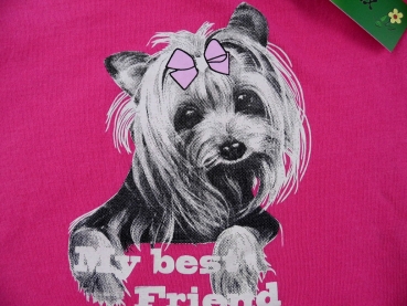 T-Shirt Gr. 74 Aldi rosa mit Hund