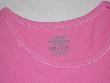 Stretchshirt Gr. 110/116 H&M rosa uni Bio