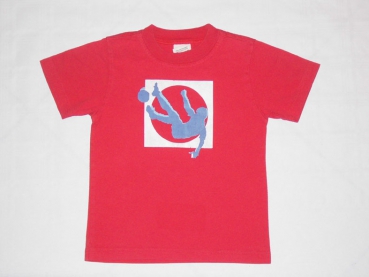 T-Shirt Gr. 104/110 purpur rot Bio