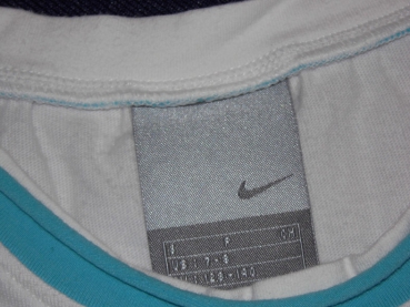 Sportshirt Gr. 110/116 Nike weiß/blau