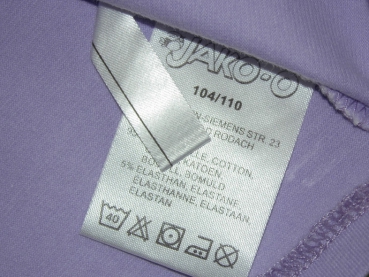 Stretchshirt Gr. 104 Jako-o flieder mit Nixe und Seepferdchen