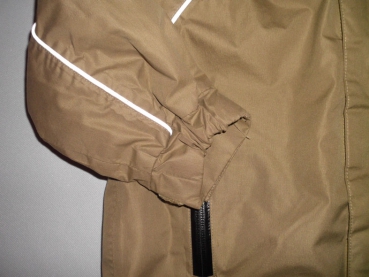 Übergangsjacke Gr. 98/104 Jako-o hellbraun mit Reflektoren