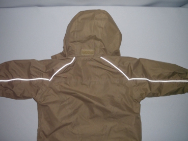 Übergangsjacke Gr. 98/104 Jako-o hellbraun mit Reflektoren