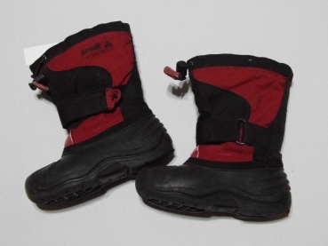 Winterstiefel Gr. 26/27 Kamik schwarz/rot