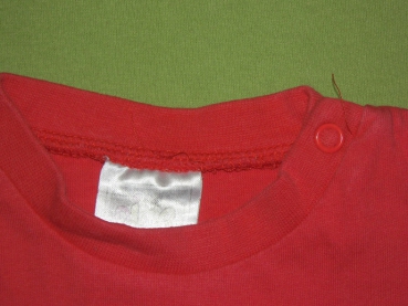 Achselshirt Gr. 86 Dimo rot mit Ameise