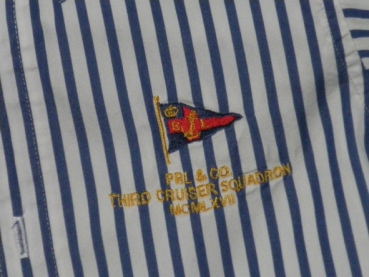 Hemd Gr. 86/92 Ralph Lauren orange oder blau gestreift