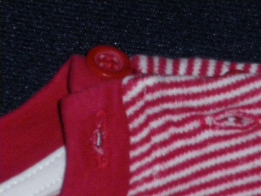 Ringelpullover Gr. 62/68 Zara rot/weiß