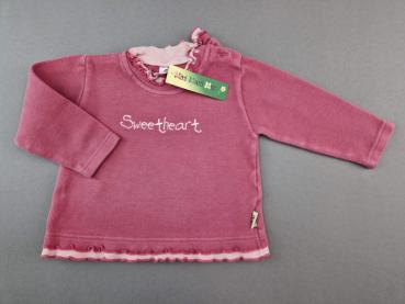 Pullover Gr. 74 tutti altrosa gerippt Wellensaum Sweetheart