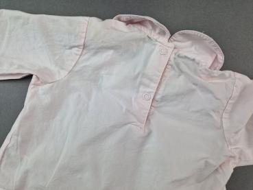 Langarmbluse Gr. 74 H&M rosa mit Aufdruck Schleifchen