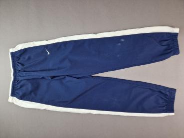 Sporthose Gr. 146/152 Nike blau mit weißen Streifen