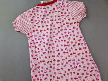 Kurzarmspieler Gr. 80 rosa pink/rote Kirschen