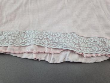 Nachthemd Gr. 92/98 Topolino langarm rosa geringelt Glitzerfee