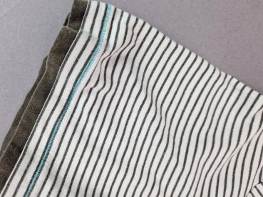 Poloshirt Gr. 170/176 Schiesser grau gestreift kurzarm
