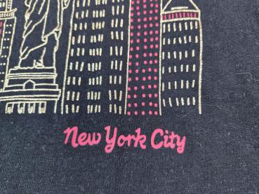 Langarmshirt Gr. 86/92 Palomino schwarz New York Glitzer