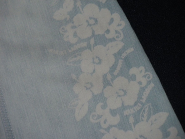 Jeanskleid Gr. 116 H&M hellblau mit Blumen