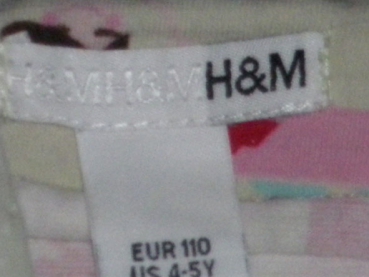 Trägertop Gr. 92/98 H&M mintgrün mit Püppchen