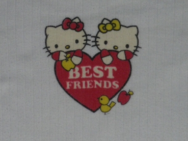 Langarmshirt Gr. 98 Hello Kitty weiß Unterhemd