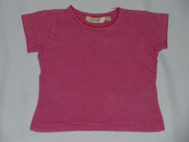 Ringelshirt Gr. 74/80 H&M pink/rosa