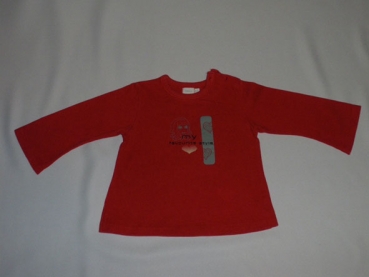 Sweatshirt Gr. 86 Mexx rot mit ausgestellten Ärmeln