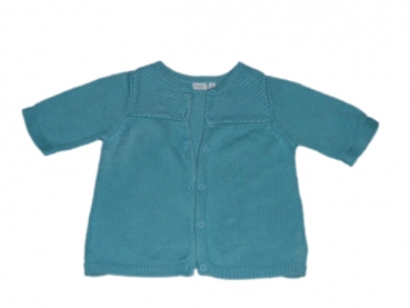 Strickjacke Gr. 92 Mexx blau kurzarm