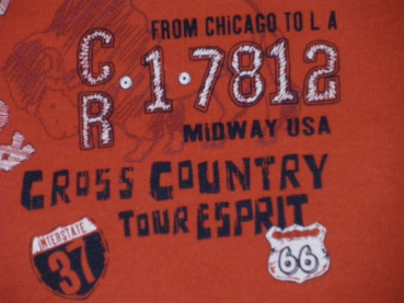 Sweatshirt Gr. 68 Esprit orange Route 66